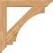 Ekena Millwork Imperial Traditional Smooth Bracket w/ Offset Brace, Western Red Cedar, 5 1/2"W x 30"D x 30"H BKT0604X30X30IMP01SWR - alternate 2